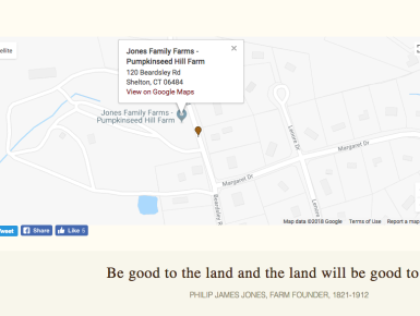 Jones Family Farm Map Location Jones Family Farm Driving Directions