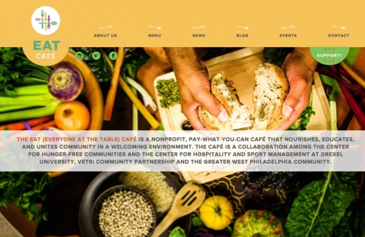 a non-profit restaurant run by Drexal Univeristy 