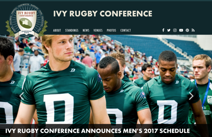 Ivy Rugby Full Responsive Website for Rugby Conferences