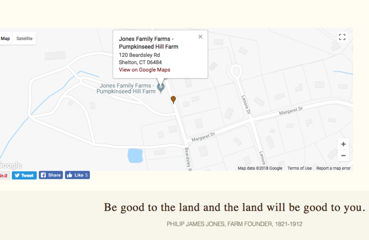 Jones Family Farm Driving Directions