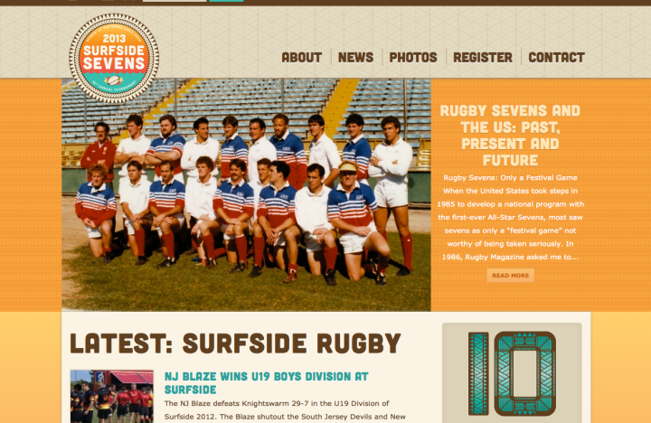 10th Anniversary Website, custom web design